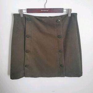 LOFT mini skirt with buttons